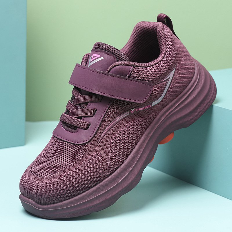 Ühiskasutuses kõndimiskingad eakatele, hingavad ja kerged, pehme tald, Velcro kinnitused, ülemine osa hingavast võrgust, PU talla, PU sisetald