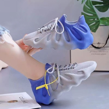 Unisex tenisica od mreže, prozračan gornji dio, dizajn colorblock, lagana svakodnevna obuća