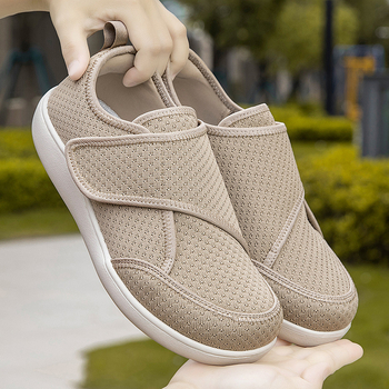 Unisex tenisice za hodanje, protuklizne, lake, s Velcro kopčom, gornji dio od tekstila