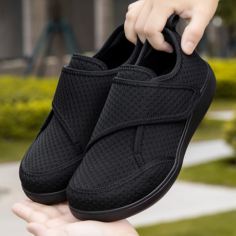 Unisex tenisice za hodanje, protuklizne, lake, s Velcro kopčom, gornji dio od tekstila