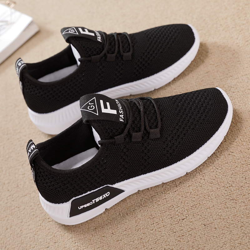 Ženske Flyknit mrežaste tenisice – prozračne, lagane, s vezanjem, zaobljeni vrh