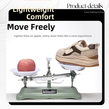 Дамски спортни обувки с дебел под, синтетична кожа, висока горна част, връзки