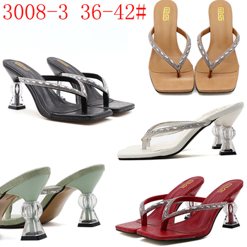 Visoke pete s kristalima, kvadratni vrh, PU gornji materijal, PU unutarnji materijal, gumeni potplat, ljeto 2025