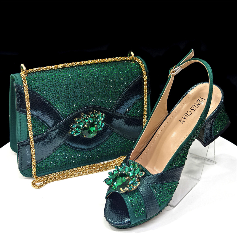 Sandale plate cu deget deschis, partea superioară din PU artificial, talpă PU, toc gros, toamnă 2025