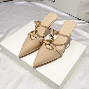 Baotou Sieviešu sandales ar smailu purnu un rhinestones, stileto kurpes, PU augšdaļa, gumijas zole