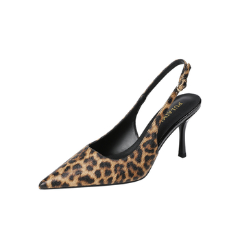 Premi γόβες PU με μυτερό δάχτυλο, 6–8 εκ