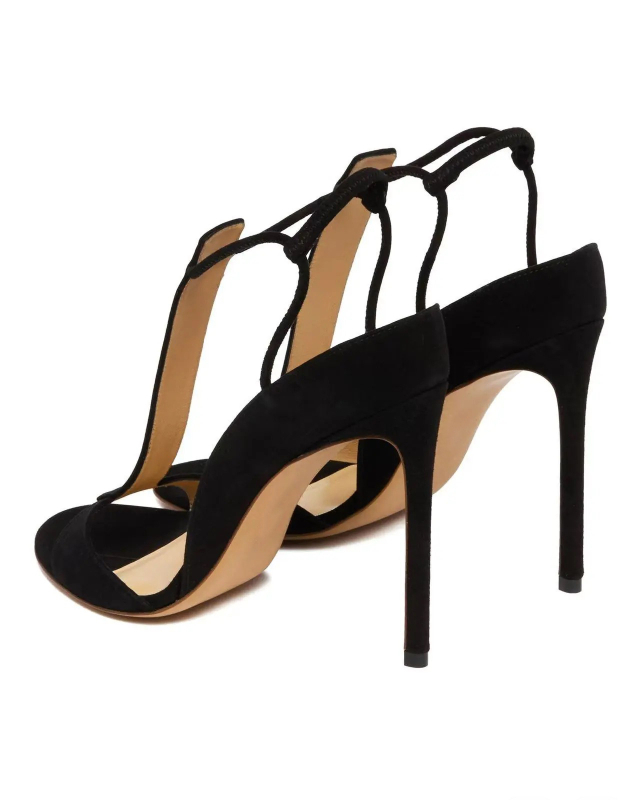 Rímske sandále s matným vrchným dielom, zaoblená špička, gumová podrážka, vnútorný materiál: super vlákno, leto 2025