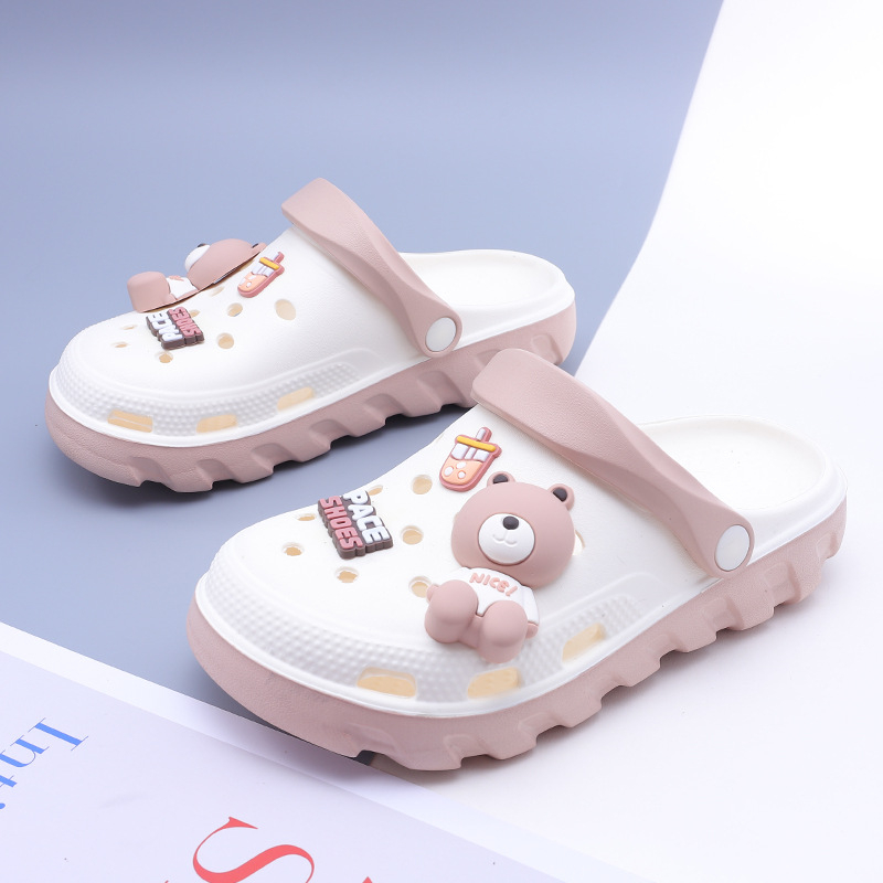 Unisex perforirane plažaške tenisice, EVA gornji dio i đon, protuklizne, prozračne, 3,5 cm debeli potplat, za mlade