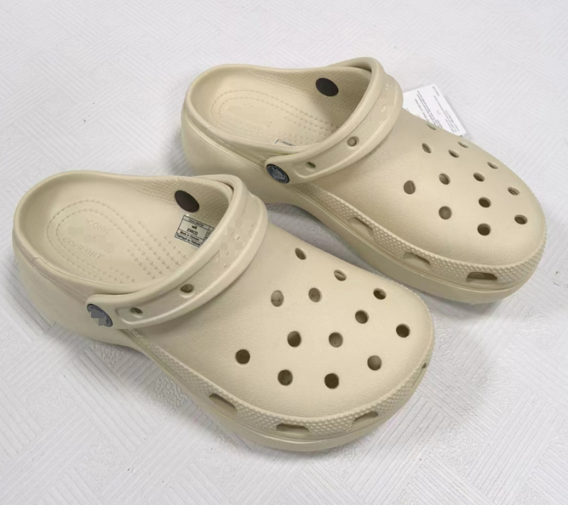 Crocs-stil sandale za plažu s debelim EVA potplatom, debljina 4,1 cm, EVA gornji dio, jednopolno kalup, Cloud serija