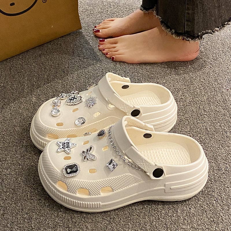 Crocs-stil sandale za žene, minimalistička serija, gornja EVA, potplat EVA
