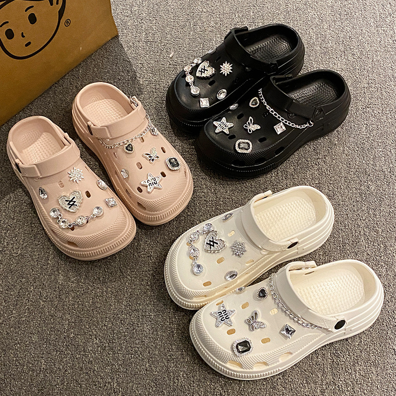 Crocs-stil sandale za žene, minimalistička serija, gornja EVA, potplat EVA