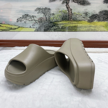 Ženske papuče s debelim potplatom EVA, protuklizne, Slip-On sandale, okrugli vrh, ljeto