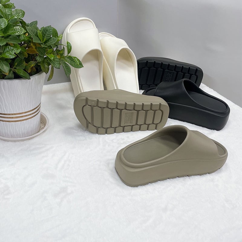 Ženske papuče s debelim potplatom EVA, protuklizne, Slip-On sandale, okrugli vrh, ljeto