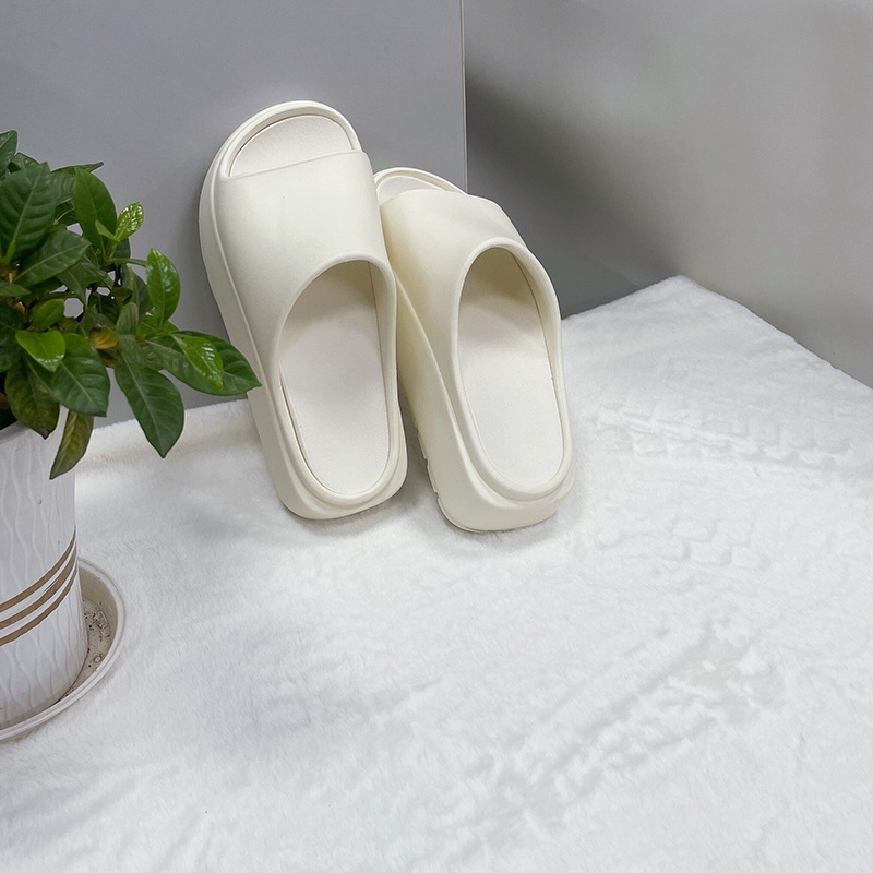 Ženske papuče s debelim potplatom EVA, protuklizne, Slip-On sandale, okrugli vrh, ljeto