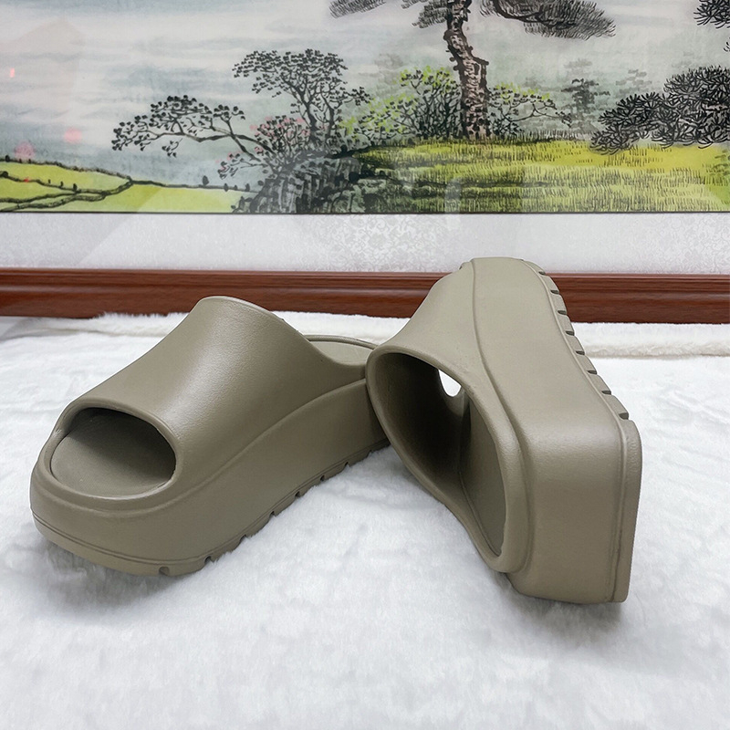 Ženske papuče s debelim potplatom EVA, protuklizne, Slip-On sandale, okrugli vrh, ljeto