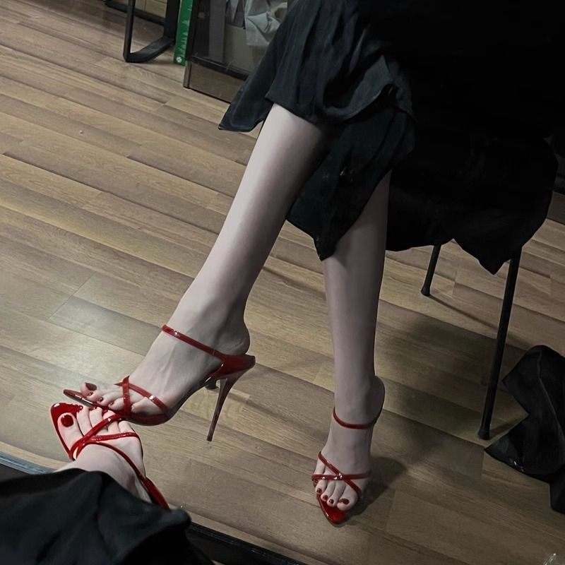 Sandale s oštrim vrhom, PU gornji dio, PU potplat, korejski stil