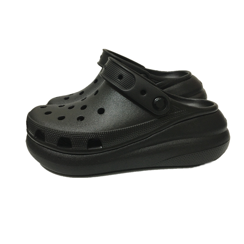 Ženske sandale Crocs stila s EVA đonom, prozračne, protiv klizanja, platforma 3 cm+