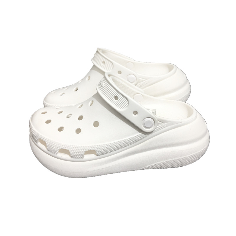 Ženske sandale Crocs stila s EVA đonom, prozračne, protiv klizanja, platforma 3 cm+