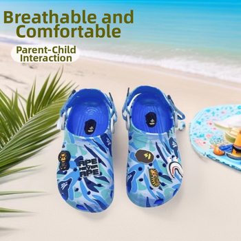 Unisex EVA pludmales apavi ar kamuflāžas dizainu, pretslīdes mīksta zole, biezums 3 cm+