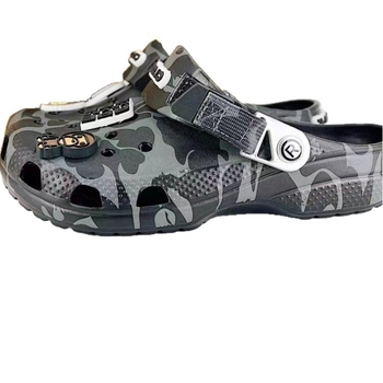 Unisex EVA pludmales apavi ar kamuflāžas dizainu, pretslīdes mīksta zole, biezums 3 cm+