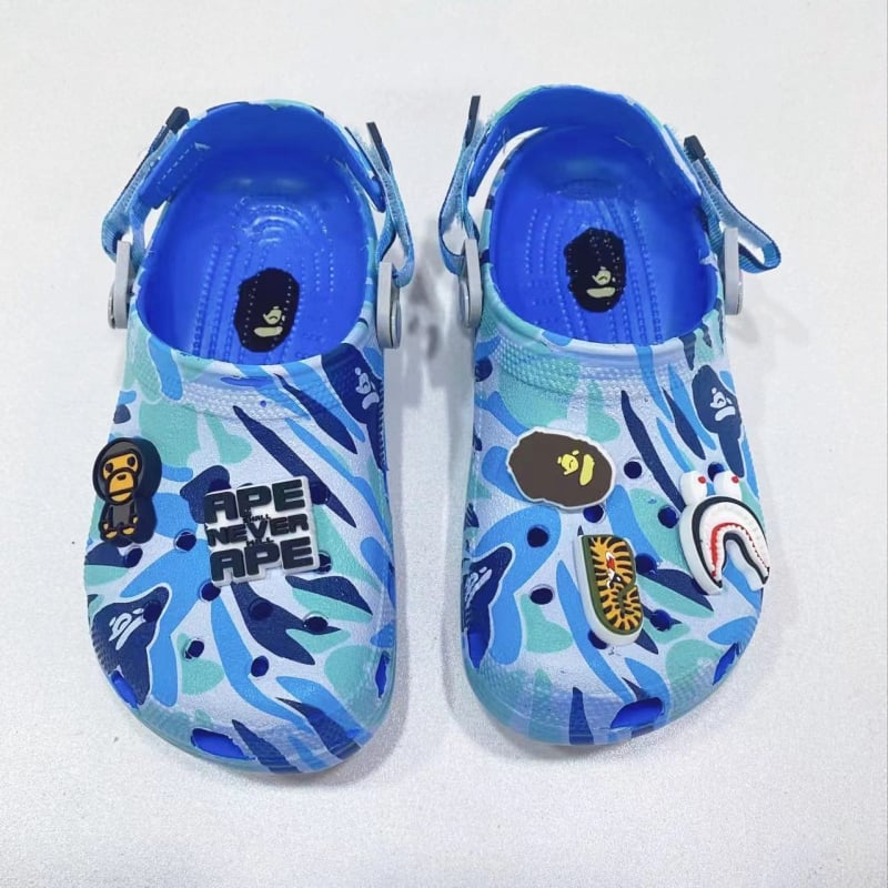 Unisex EVA pludmales apavi ar kamuflāžas dizainu, pretslīdes mīksta zole, biezums 3 cm+