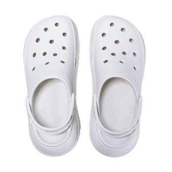 Haojia Unisex EVA Crocs-stila klogs, Elpojošs augšējais, 6 cm bieza zole, Augstuma palielināšana, Neslīdējošs