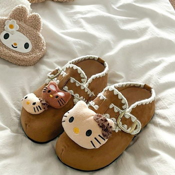 Lolita štýlové platformové mule s velúr hornou a gumovou podrážkou, vnútorné zvýšenie výšky nad 11 cm, zimná edícia 2025