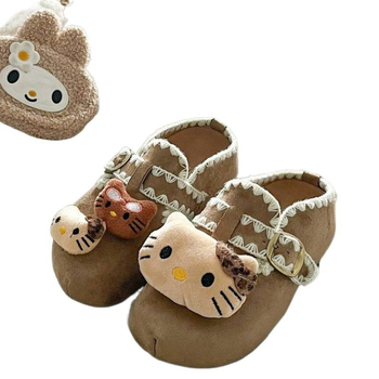 Lolita štýlové platformové mule s velúr hornou a gumovou podrážkou, vnútorné zvýšenie výšky nad 11 cm, zimná edícia 2025