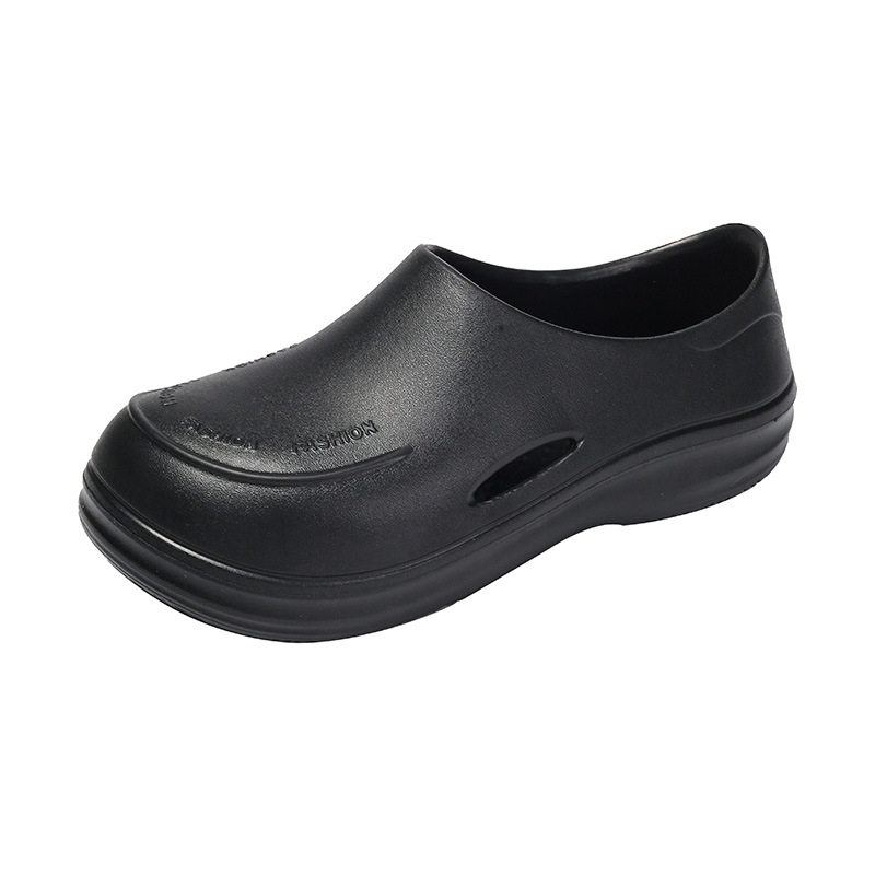 Sandale Baotou slip-on, EVA partea superioară și talpa, talpă groasă 3 cm+, înălțime toc 3,5 cm+, antiderapante