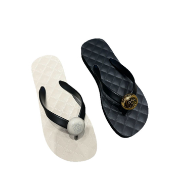 Zhetao vasaras čības ar PVC augšu, gumijas zole, apaļš purns, 2,5 cm bieza zole