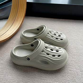 Augstumam palielinošas āra čības vasaras stilā, PU augšējā daļa, PU zole, apaļa purngala, bez oderes, ērts stils