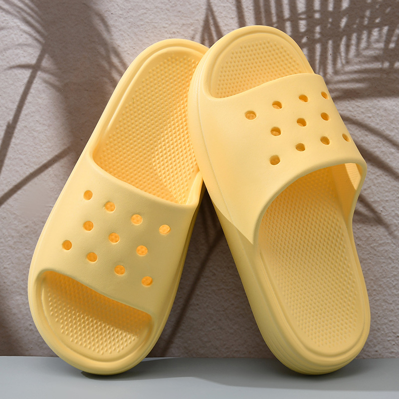 Sieviešu EVA čības ar biezu zoli, mīkstas un ērtas, elpojošas, neslīdošas, vieglas, ar apaļu purngalu, rudens 2024