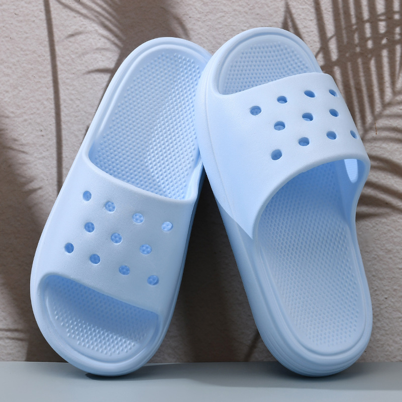 Sieviešu EVA čības ar biezu zoli, mīkstas un ērtas, elpojošas, neslīdošas, vieglas, ar apaļu purngalu, rudens 2024