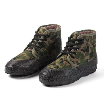 Zimné bavlnené papuče, unisex, vrchná časť z plátna, gumová podrážka, protišmykové, hrubá podšívka