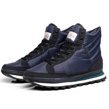 Foot Kai зимни снежни ботуши, дишаща топла подплата, текстилна горна част, балонова подметка, антихлъзгаща външна подметка