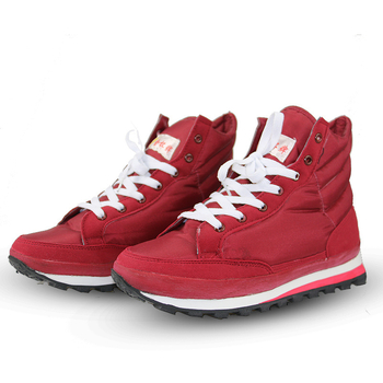 Foot Kai зимни снежни ботуши, дишаща топла подплата, текстилна горна част, балонова подметка, антихлъзгаща външна подметка