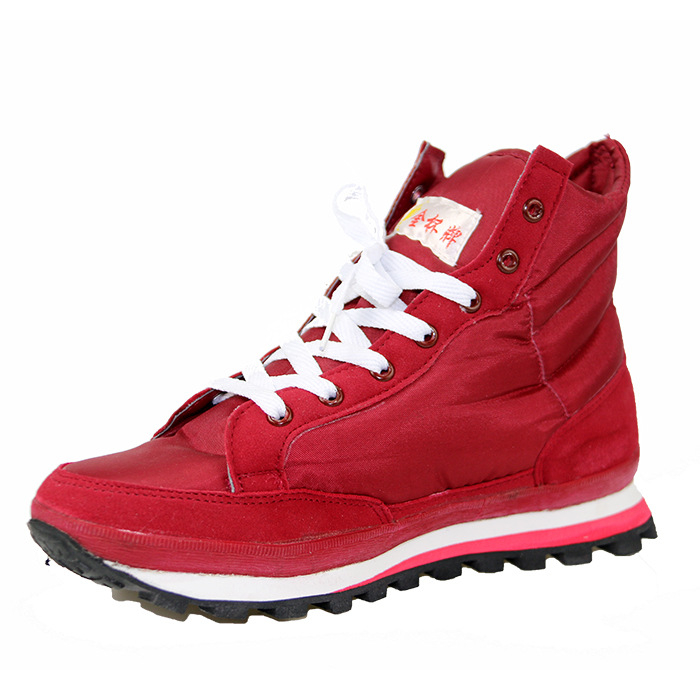 Foot Kai зимни снежни ботуши, дишаща топла подплата, текстилна горна част, балонова подметка, антихлъзгаща външна подметка