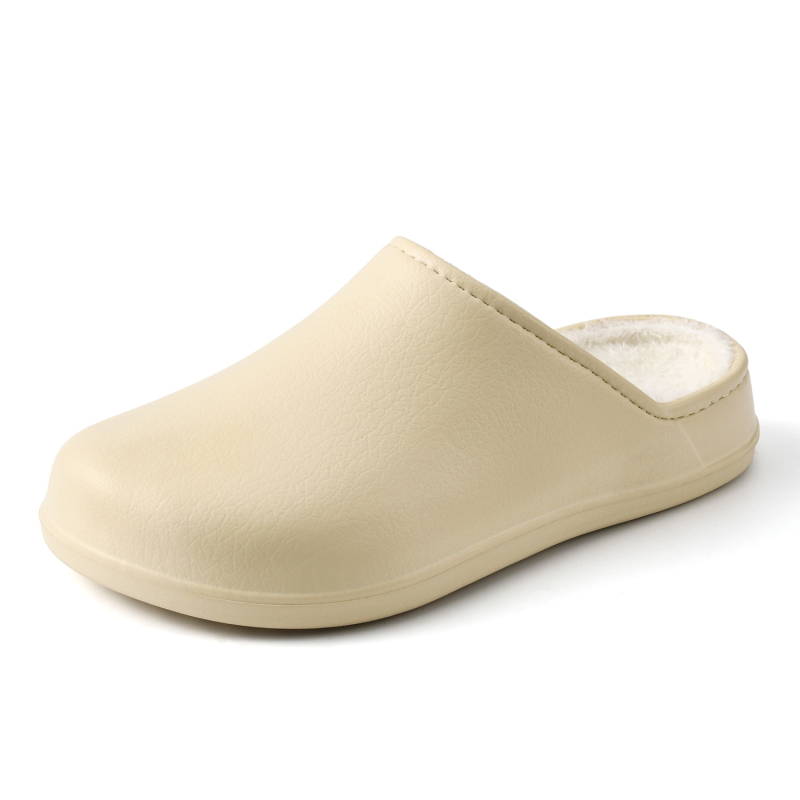 Zimske papuče s zatvorenim prstom – slip-on, EVA vodootporne, s fleece navlakom i debelim potplatom, povećavaju visinu, unisex