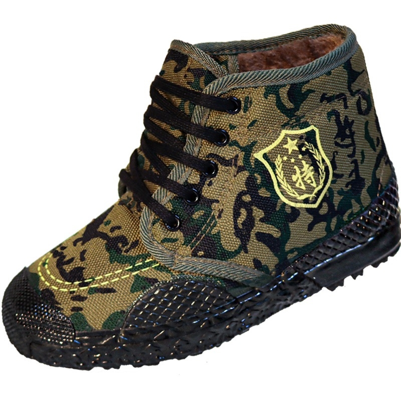 Zimske visoke platnene radne cipele, unisex, protuklizne, tople, otporne na habanje, gumena potplat