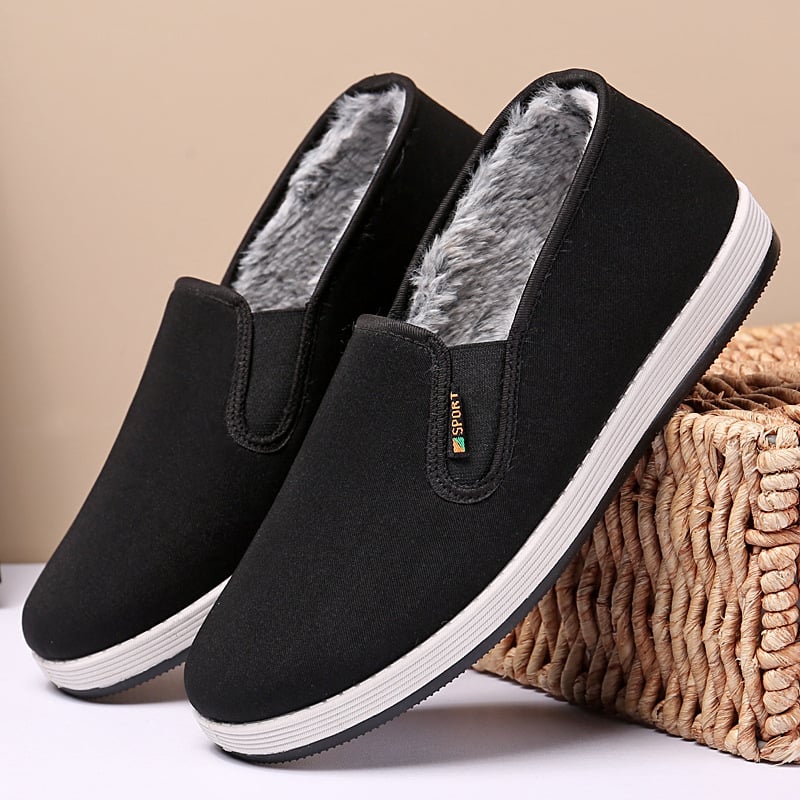3520 Pamučne papuče za muškarce i žene, zimske tople s flisom, udobne kućne cipele s plastičnom potplatom