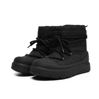 Unisex zimske čizme za snijeg, gornji dio od down canvas, anti-slip gumena potplata, srednja visina pete 3-5 cm, unutarnja podstava od umjetnog kratkog pliša