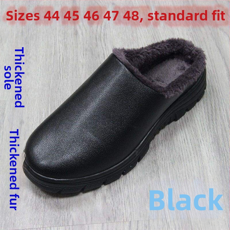 Meeste talves puuvillased sussid veekindla paksu talla jaoks sise- ja väljas kasutamiseks