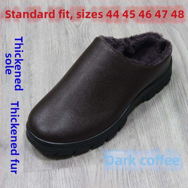 Meeste talves puuvillased sussid veekindla paksu talla jaoks sise- ja väljas kasutamiseks