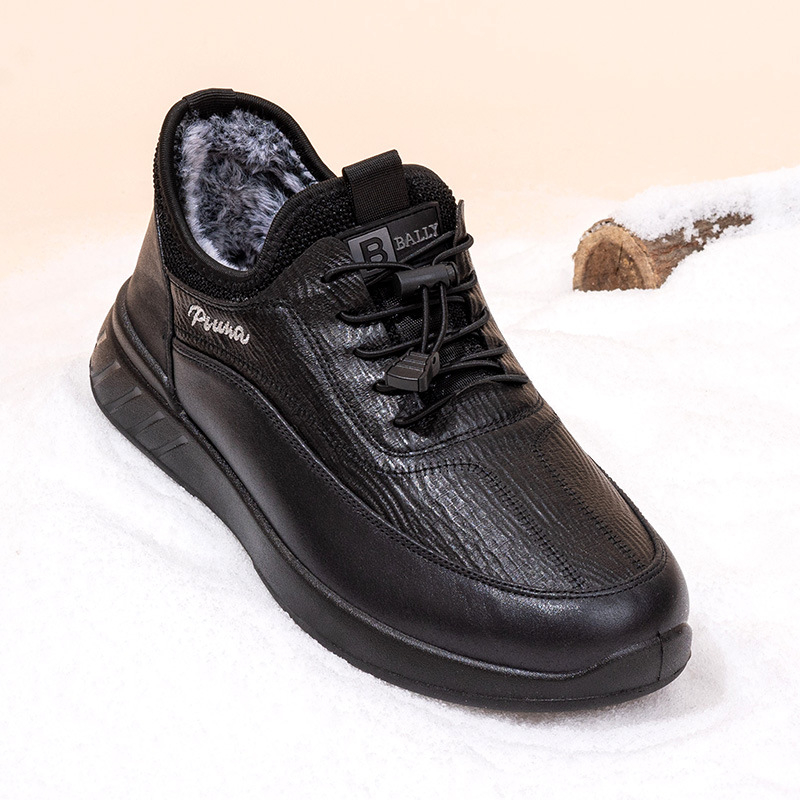 Ανδρικές χειμερινές παντόφλες με επένδυση φλίς, άνω μέρος από μικροϊνες και σύνθετη σόλα