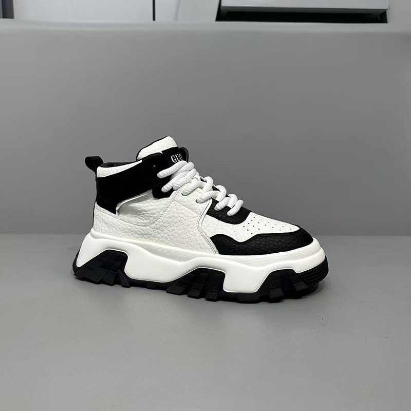 Ανδρικά Υψηλά Sneakers με Γούνινη Επένδυση, Σόλα Χυτής Έγχυσης, Με Κορδόνια, Ανοιξιάτικο Casual