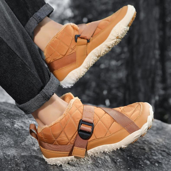 Снежни обувки - Унисексови, зимни обувки за външно ползване; водоотблъскващ горен слой (Super Fiber), противохлъзгаща гумена подметка, топло вътрешно покритие от изкуствен къс плюш