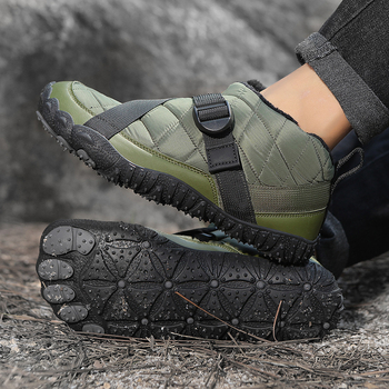 Снежни обувки - Унисексови, зимни обувки за външно ползване; водоотблъскващ горен слой (Super Fiber), противохлъзгаща гумена подметка, топло вътрешно покритие от изкуствен къс плюш