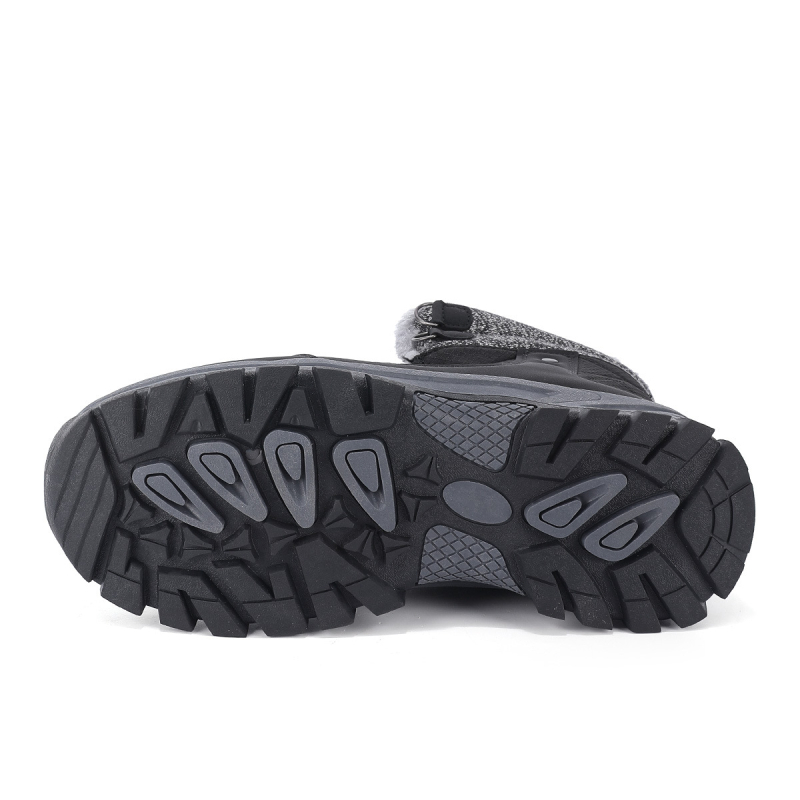 Ghete de iarnă pentru bărbați din pânză, talpă din cauciuc groasă, rezistente la uzură și la impact, stil Martin booturi
