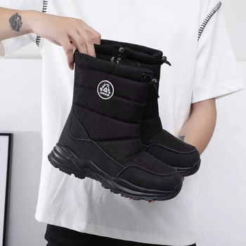 Snieginiai batai su šoniniu užtrauktuku, kanvas viršutinė dalis, vilnos ir avies odos vidus, atspari abrazyvijai gumos pada