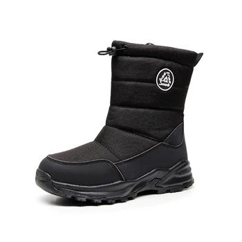 Snieginiai batai su šoniniu užtrauktuku, kanvas viršutinė dalis, vilnos ir avies odos vidus, atspari abrazyvijai gumos pada